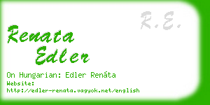 renata edler business card